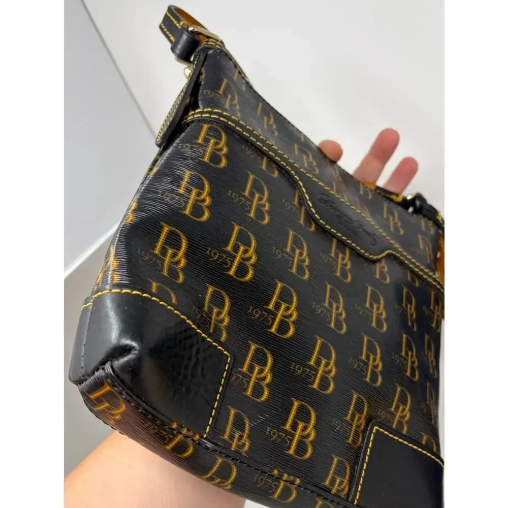 Dooney & Bourke 1975 Signature Letter Carrier Shoulder Bag
